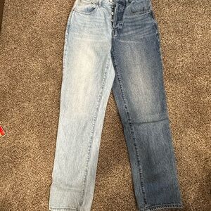 Women's Two-Tone Blue Jeans